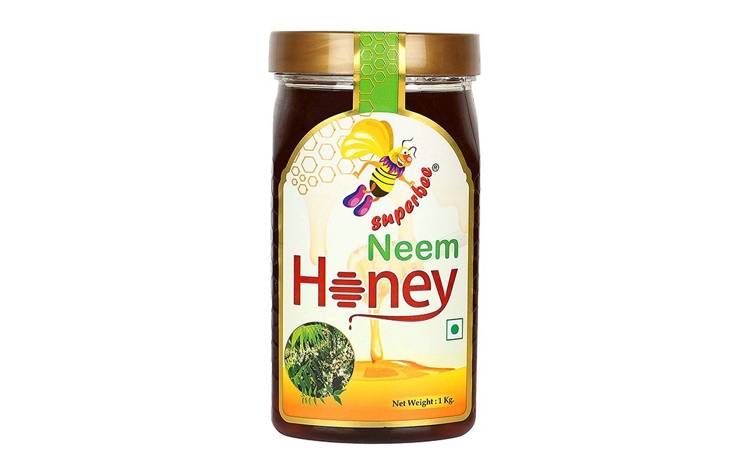 Superbee Neem Honey    Plastic Jar  1 kilogram